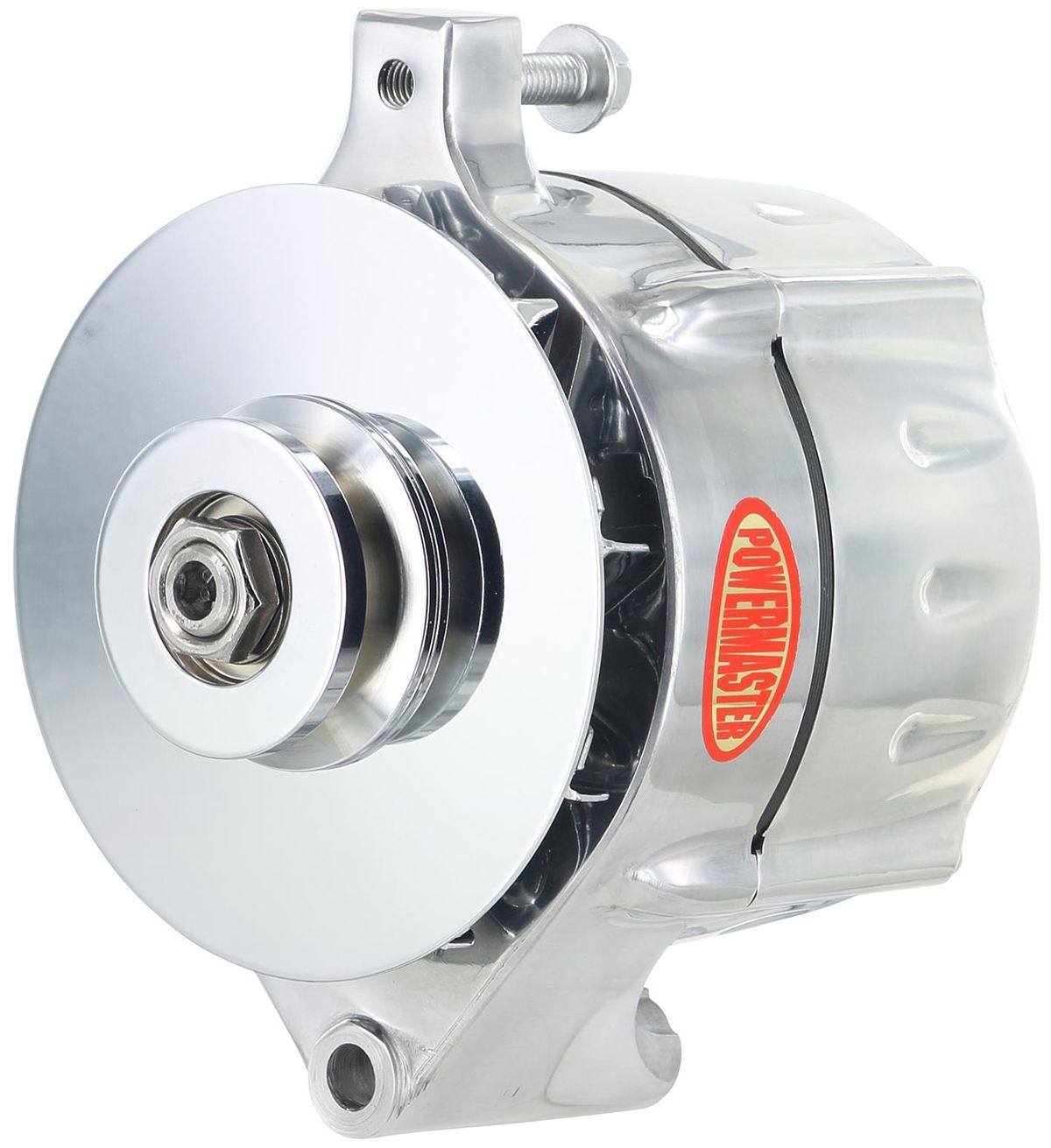 Powermaster Polished Smooth Look Alternator PM8-67101-344