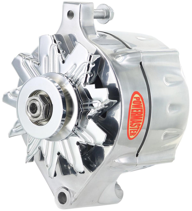 Powermaster Polished Smooth Ford Alternator PM8-67141