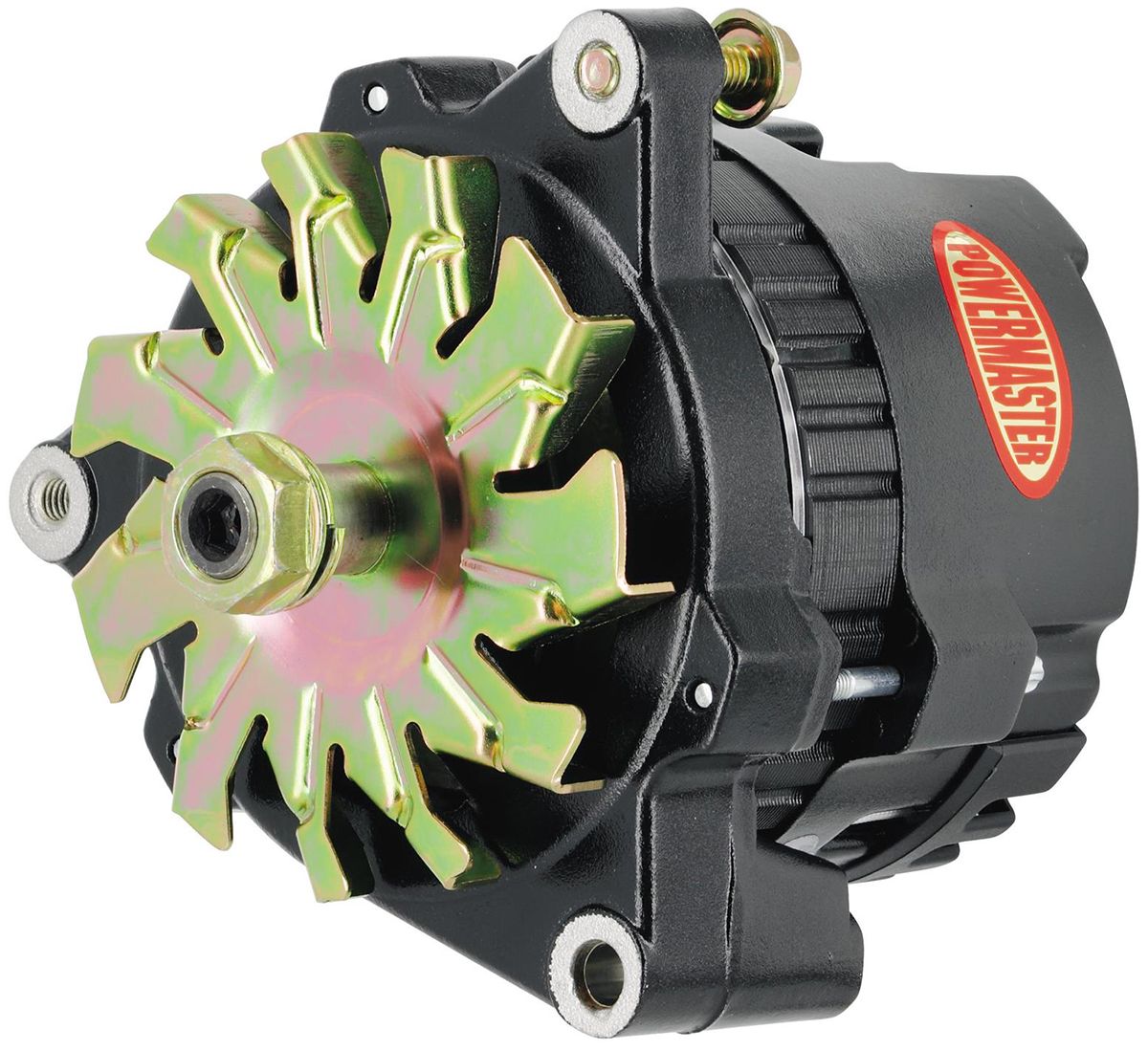 Powermaster Black GM Racing Alternator PM8072