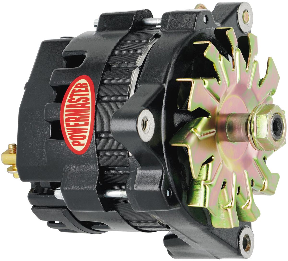 Powermaster Black GM Racing Alternator PM8072