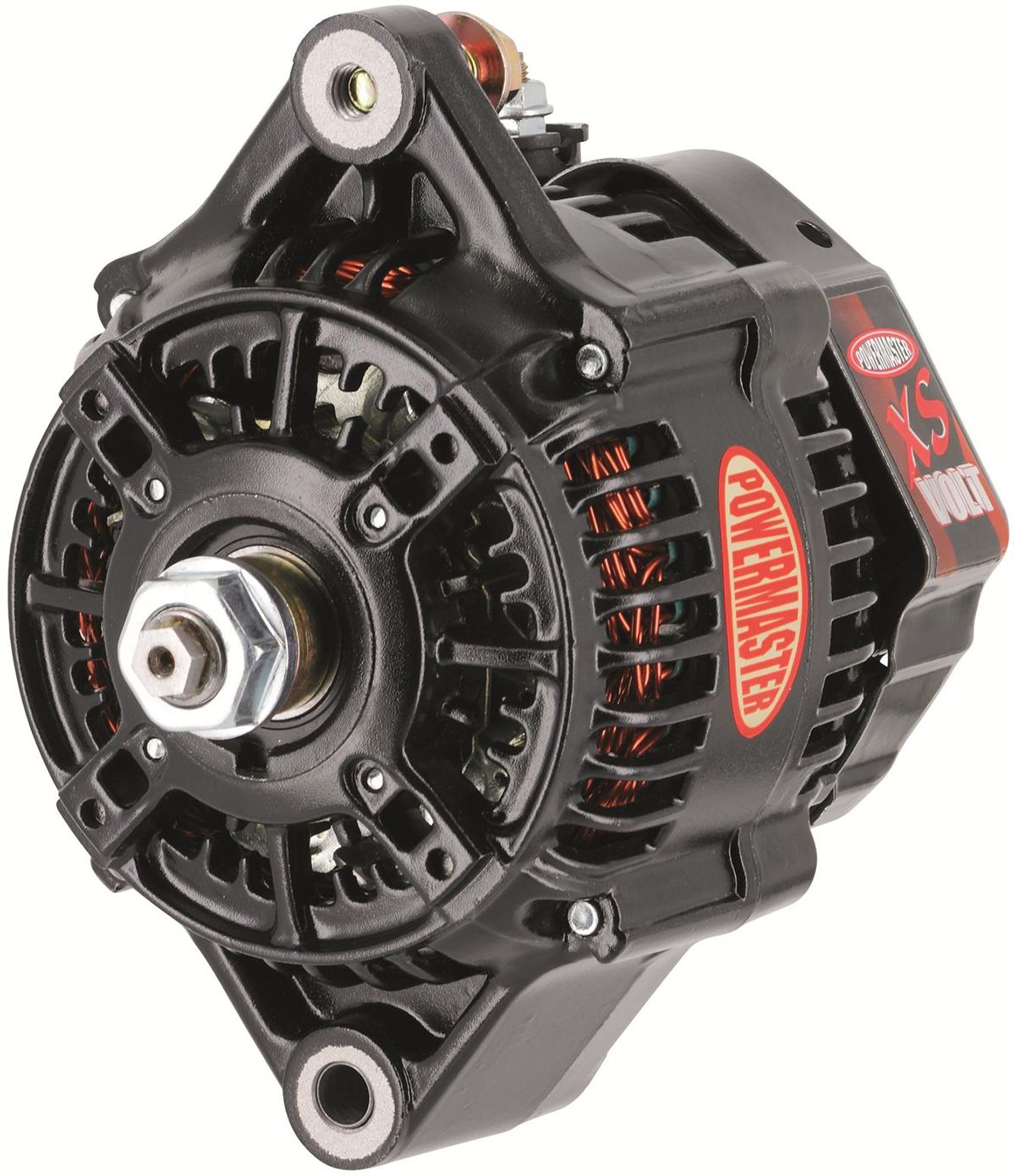 Powermaster Black Denso XS Volt Racing Alternator PM8158