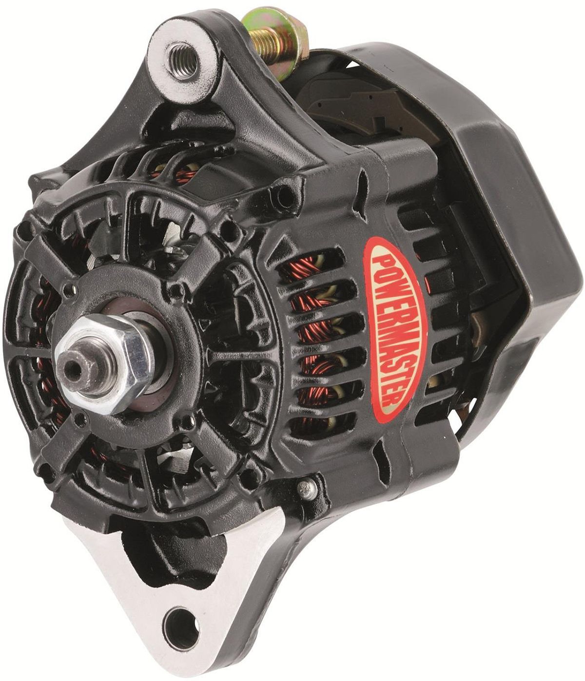 Powermaster Black GM Denso Style Race Alternator PM8162