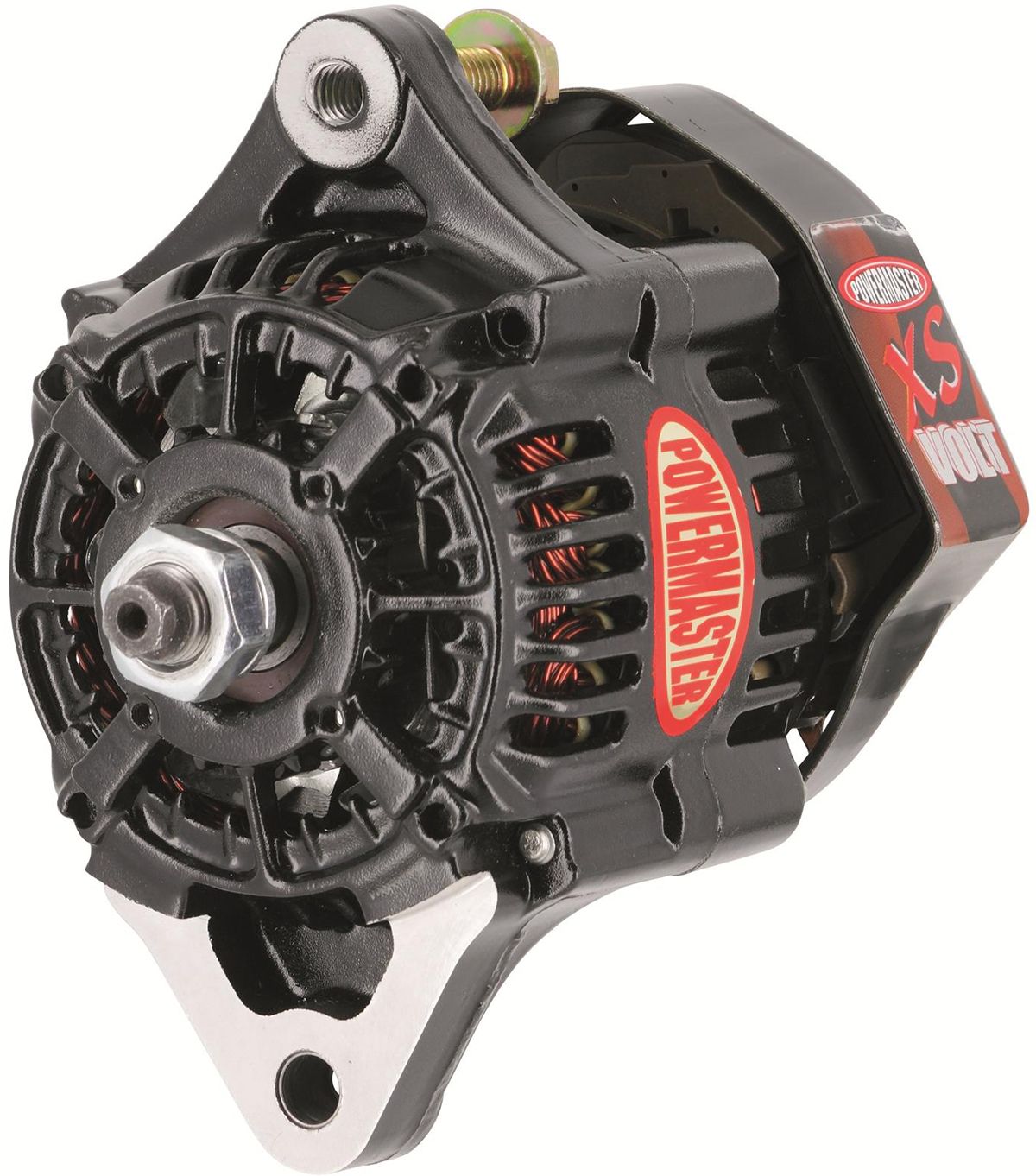 Powermaster Black Denso XS Volt Racing Alternator PM8168