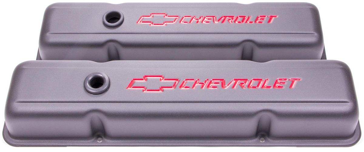 Proform Stamped Steel Short Valve Covers With Baffle PR141-750