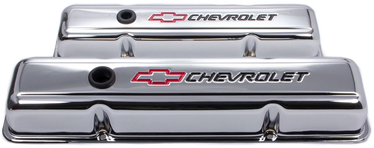 Proform Stamped Steel Short Valve Covers With Baffle PR141-899