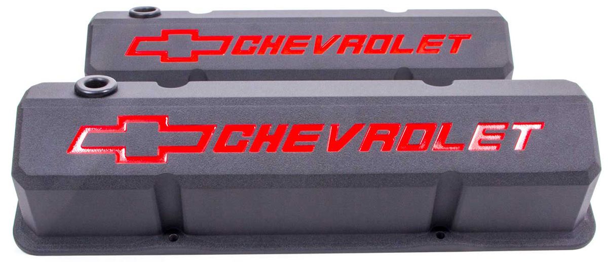 Proform Die-Cast Aluminium Slant Edge Valve Covers PR141-928