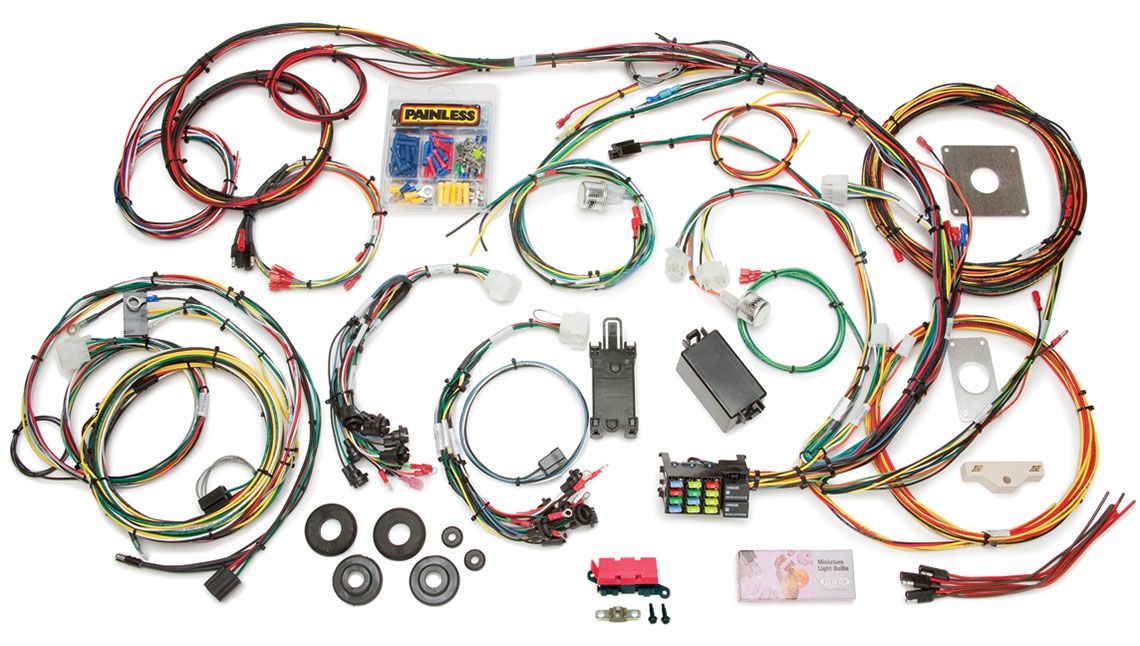 Painless Wiring 22 Circuit Mustang 1965-66 Wiring Harness Kit PW20120