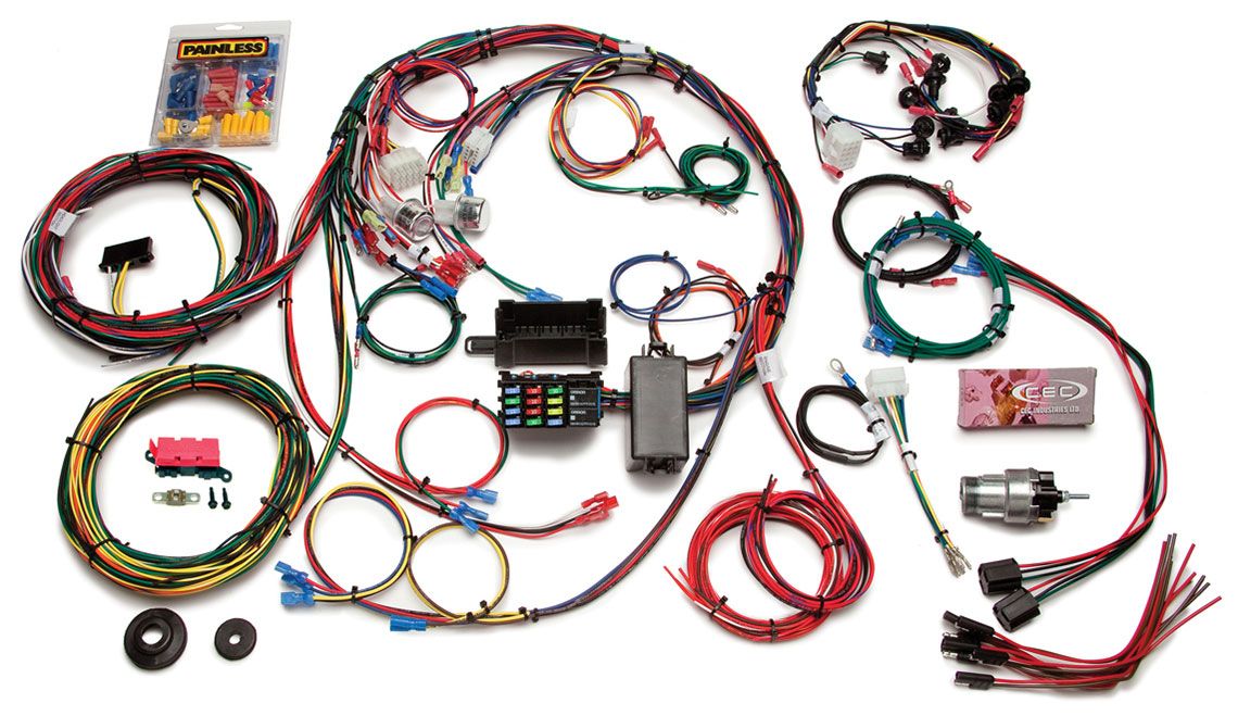 Painless Wiring 22 Circuit Mustang 1967-68 Wiring Harness Kit PW20121