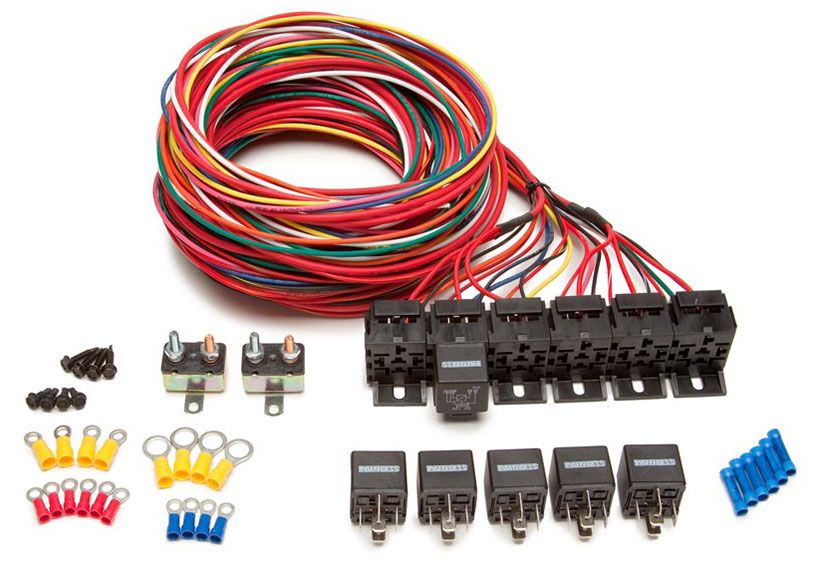 Painless Wiring 6-Pack 40 amp Relay Block Kit PW30108