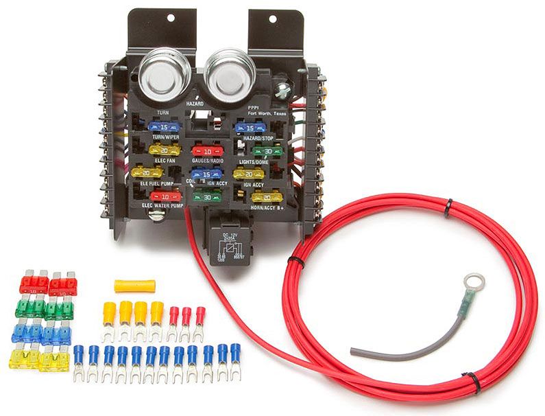 Painless Wiring 12 Circuit Universal Race/Pro Street Fuse Block PW50101