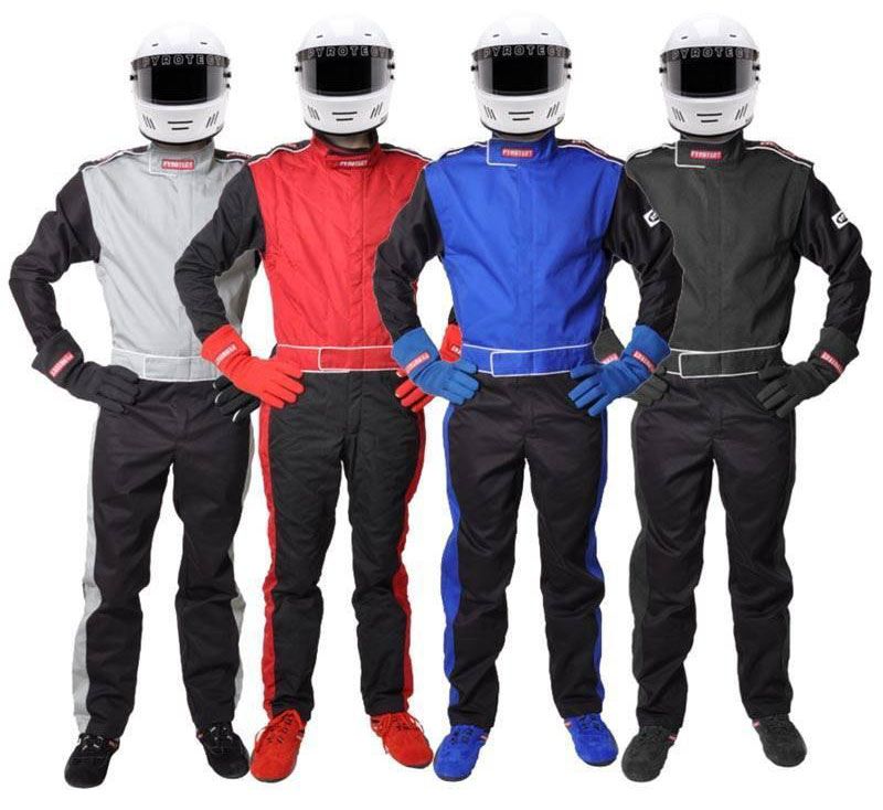 Pyrotect Safety Equipment Sportsman Deluxe One Piece Red Racing Suit (Medium) PY210202