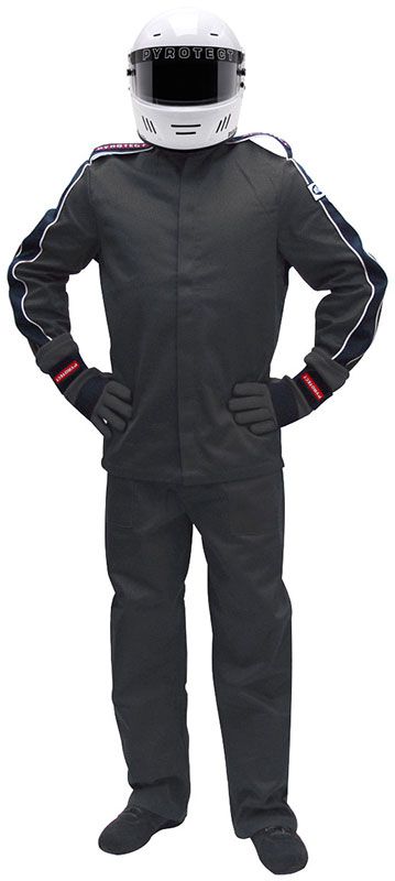 Pyrotect Safety Equipment Eliminator Black Racing Jacket (Small) PY22J0101