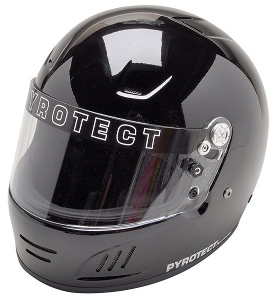 Pyrotect Safety Equipment Black Pro Airflow Full Face Helmet (XX-Small) PY9010985