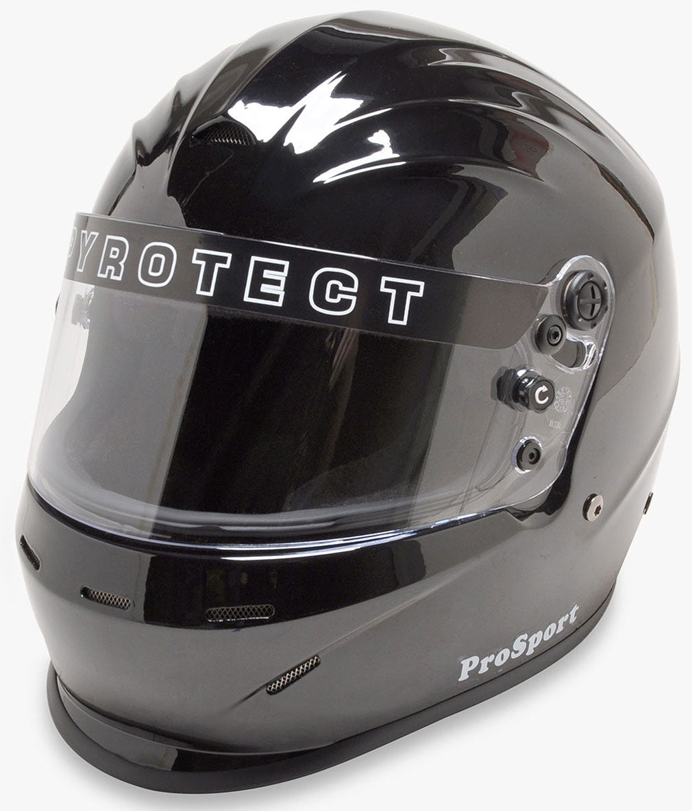 Pyrotect Safety Equipment ProSport Helmet with Duckbill, Gloss Black, XX-Small PYHB801020