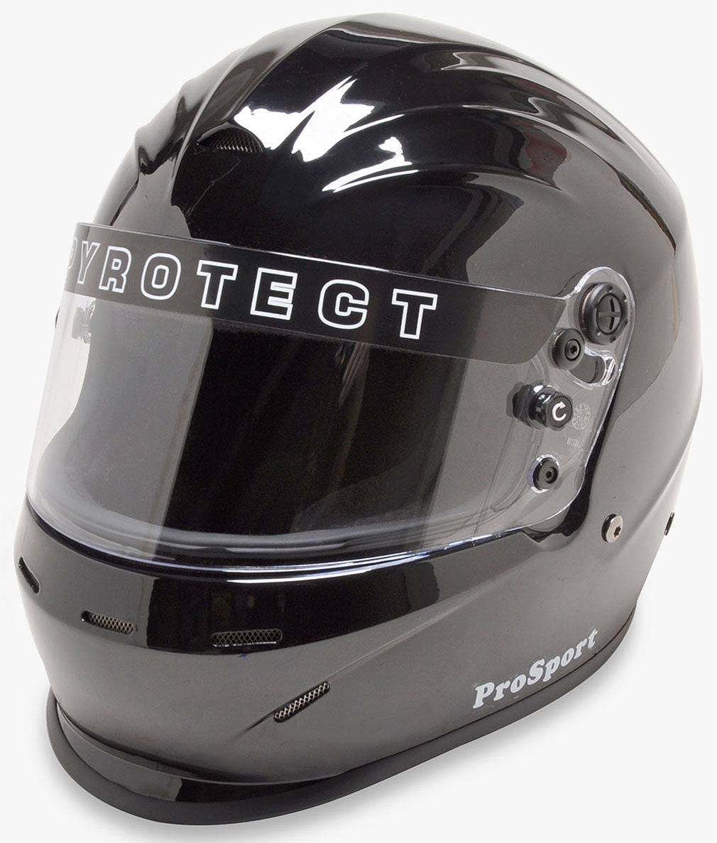 Pyrotect Safety Equipment ProSport Helmet with Duckbill, Gloss Black, X-Small PYHB801120