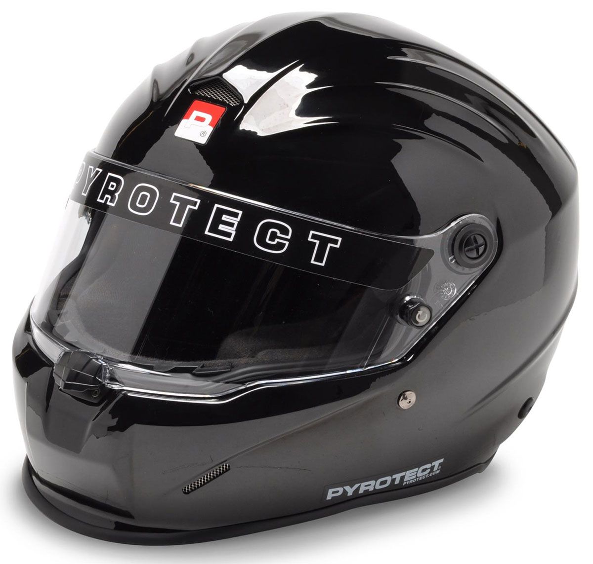 Pyrotect Safety Equipment ProSport Helmet with Duckbill, Gloss Black, Small PYHB801220