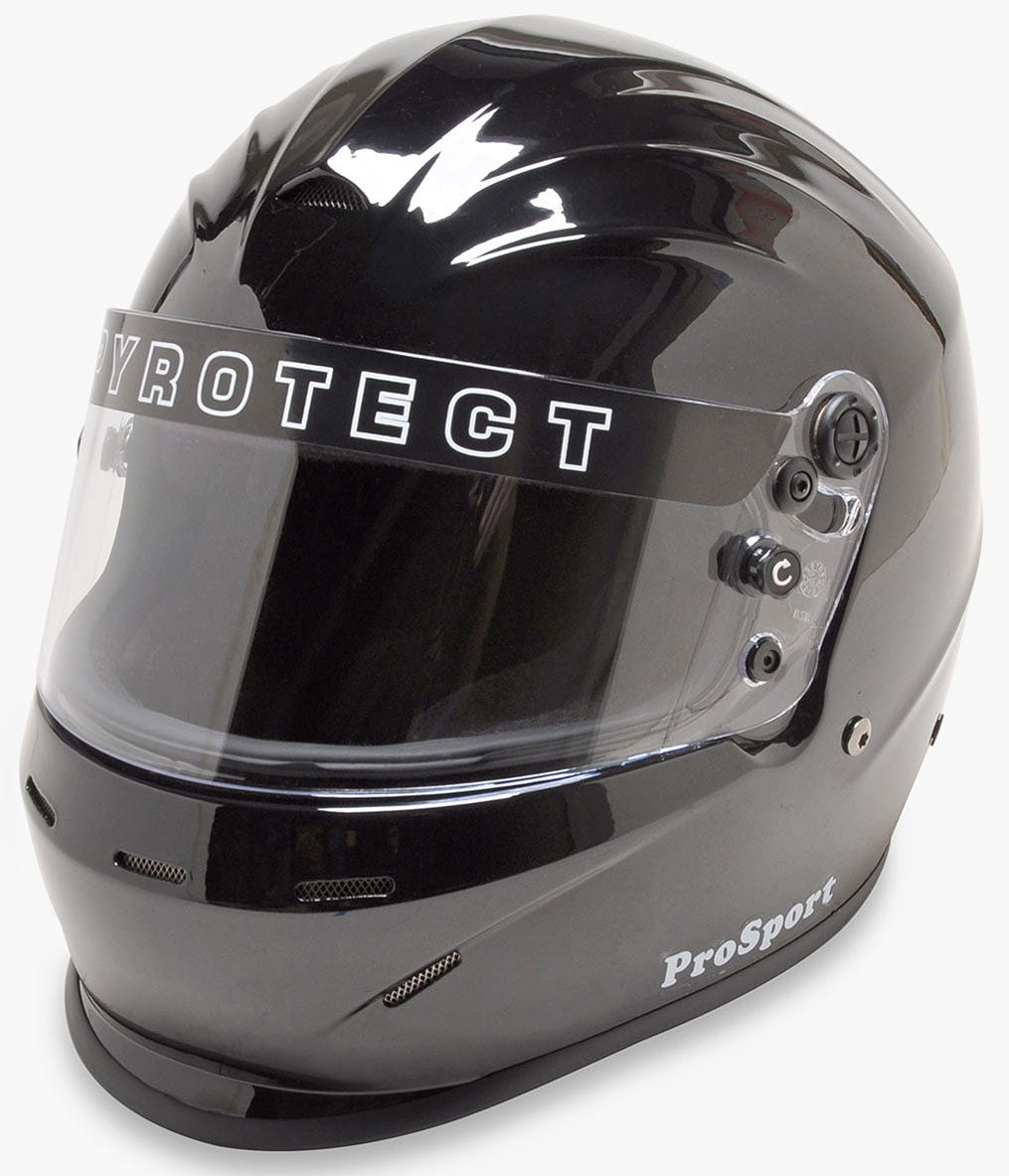 Pyrotect Safety Equipment ProSport Helmet with Duckbill, Gloss Black, XX-Large PYHB801620