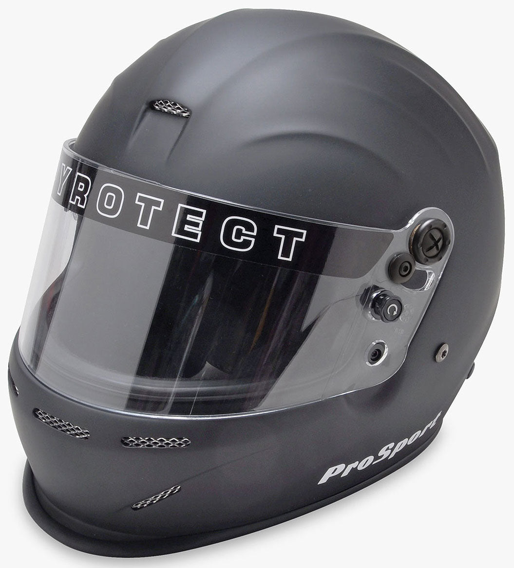 Pyrotect Safety Equipment ProSport Helmet with Duckbill, Flat Black, X-Small PYHB802120