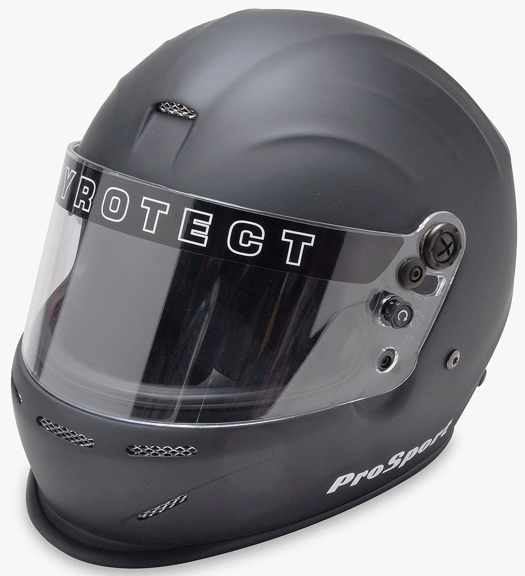 Pyrotect Safety Equipment ProSport Helmet with Duckbill, Flat Black, X-Large PYHB802520