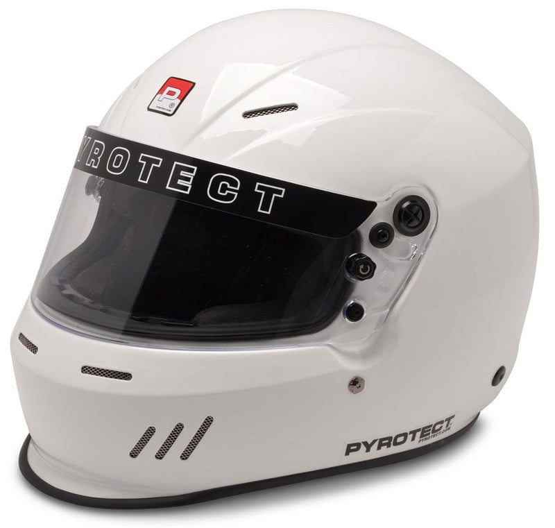 Pyrotect Safety Equipment UltraSport Helmet with Duckbill, White, Large PYHW610420
