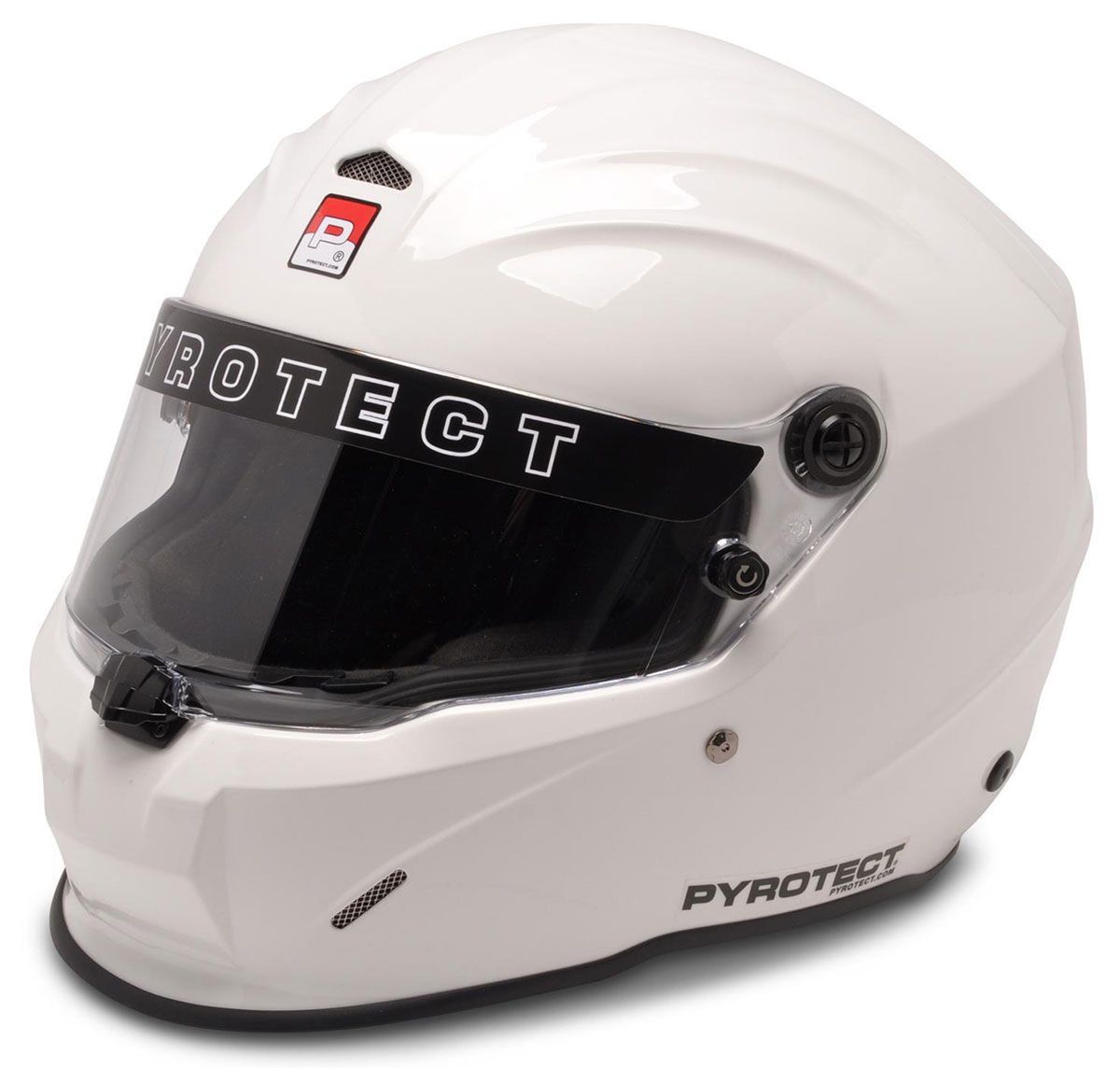 Pyrotect Safety Equipment ProSport Helmet with Duckbill, White, Large PYHW800420