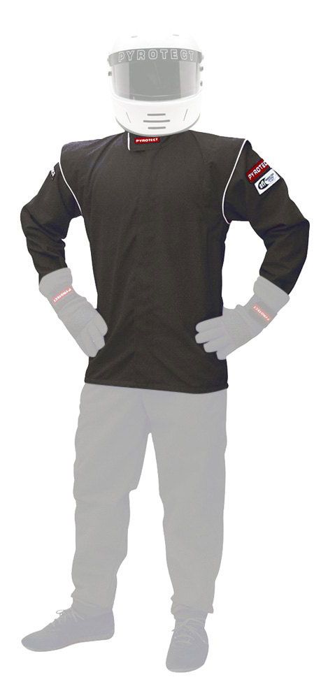 Pyrotect Safety Equipment Junior DX1 Black Racing Jacket (Medium 8-10) PYJJDX1201