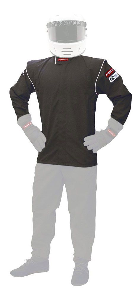 Pyrotect Safety Equipment Junior DX1 Black Racing Jacket (Large 10-12) PYJJDX1401