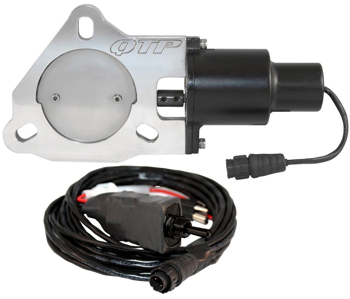 Quicktime Performance 2-1/2" Single Electric Exhaust Cutout Kit QTPEC25