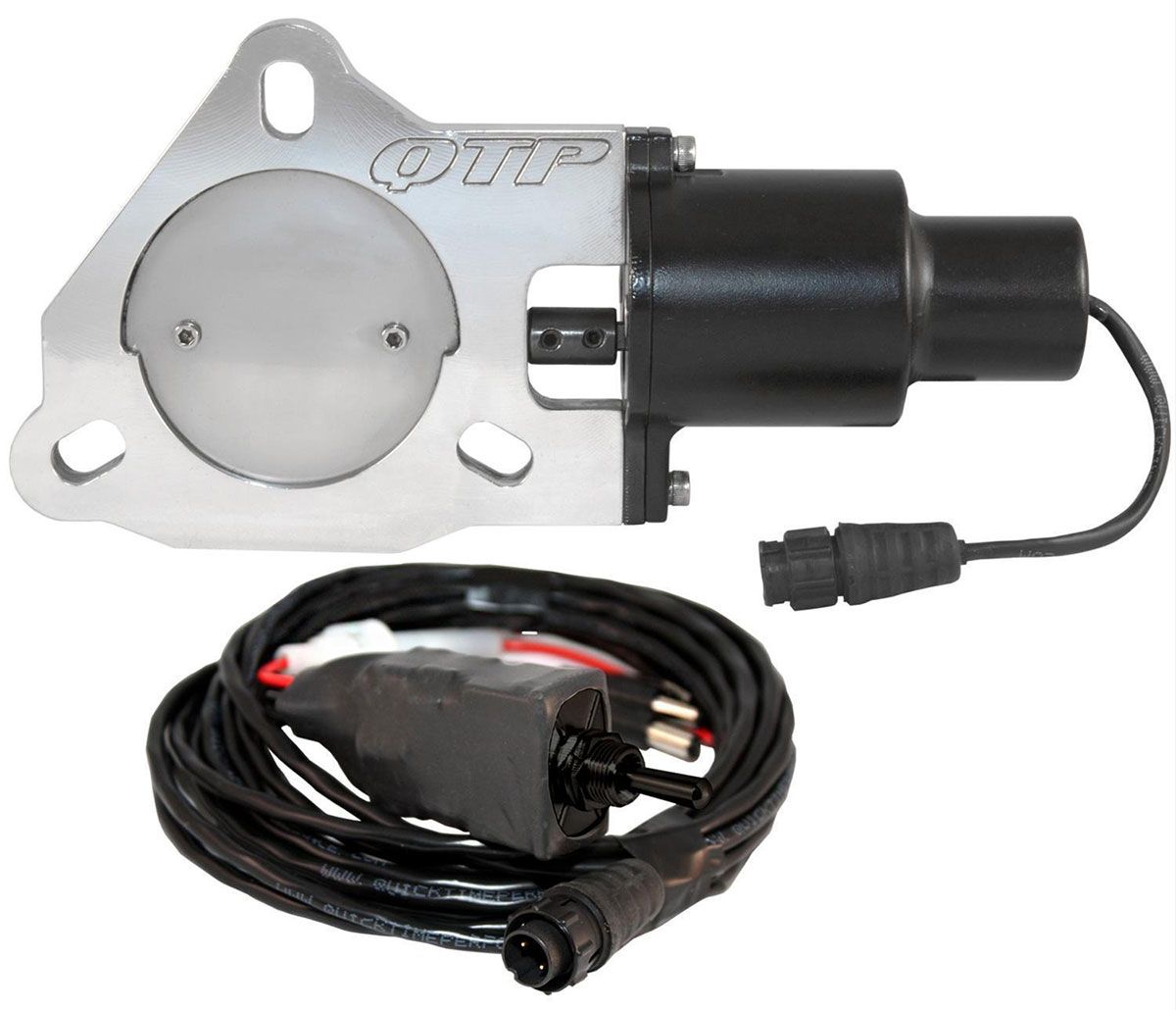 Quicktime Performance 3" Single Electric Exhaust Cutout Kit QTPEC30