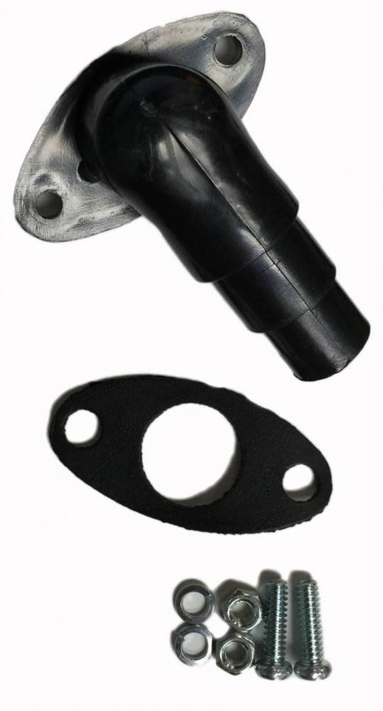 Racing Power Company Universal Smog Tube Fitting, Black Plastic RPCR2192