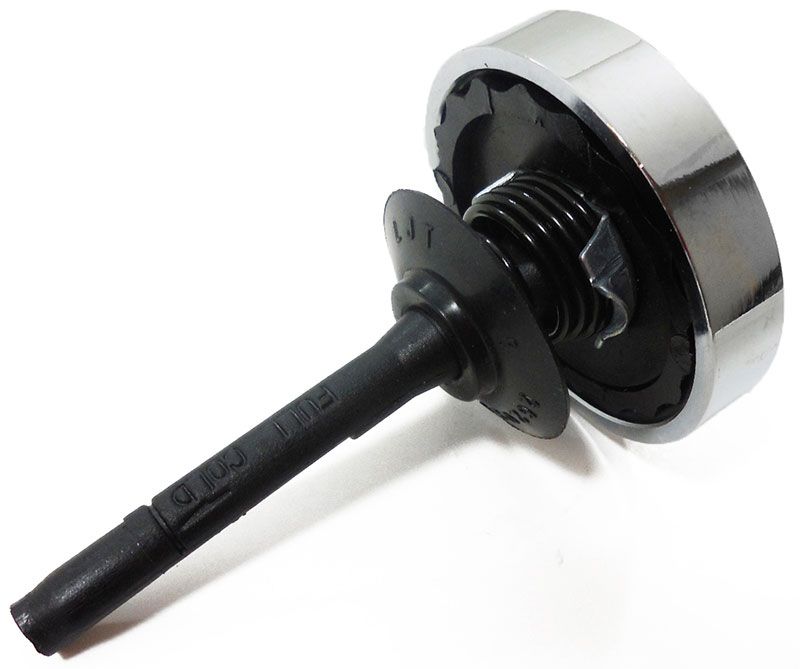 Racing Power Company Power Steering Pump Dipstick - Chrome RPCR3917