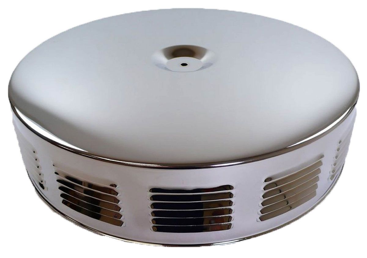 Racing Power Company 14" x 3" Louvered Style Air Cleaner Set with Paper Element RPCR4196