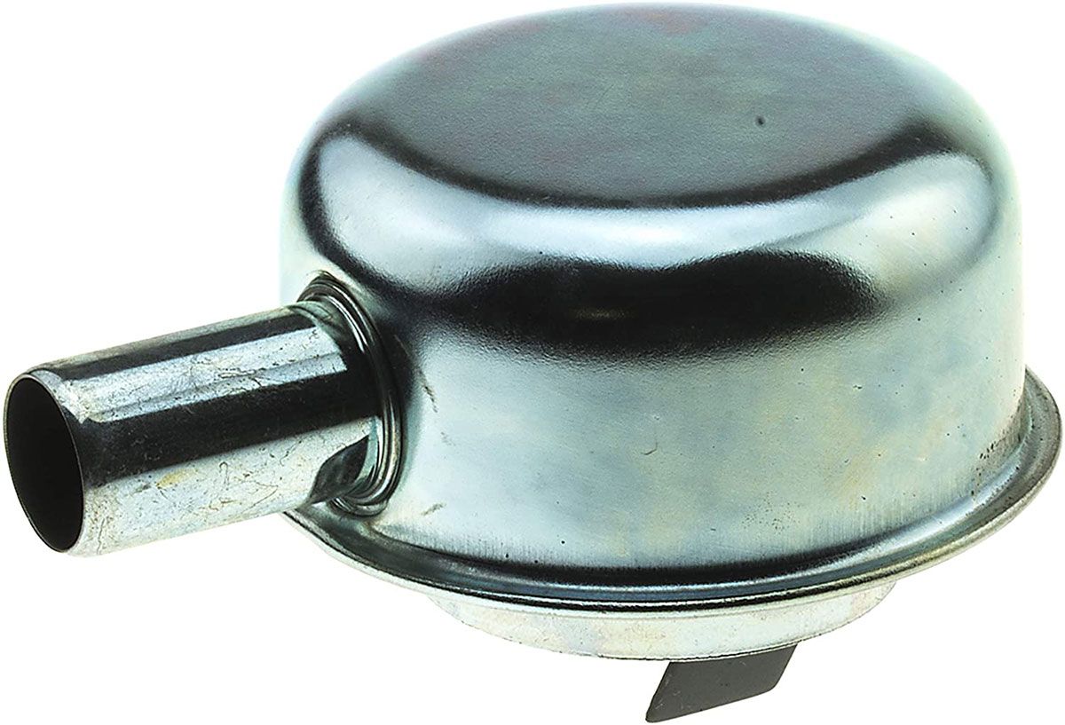 Racing Power Company Chrome Steel Twist-in Oil Filler Cap with Tube RPCR4806