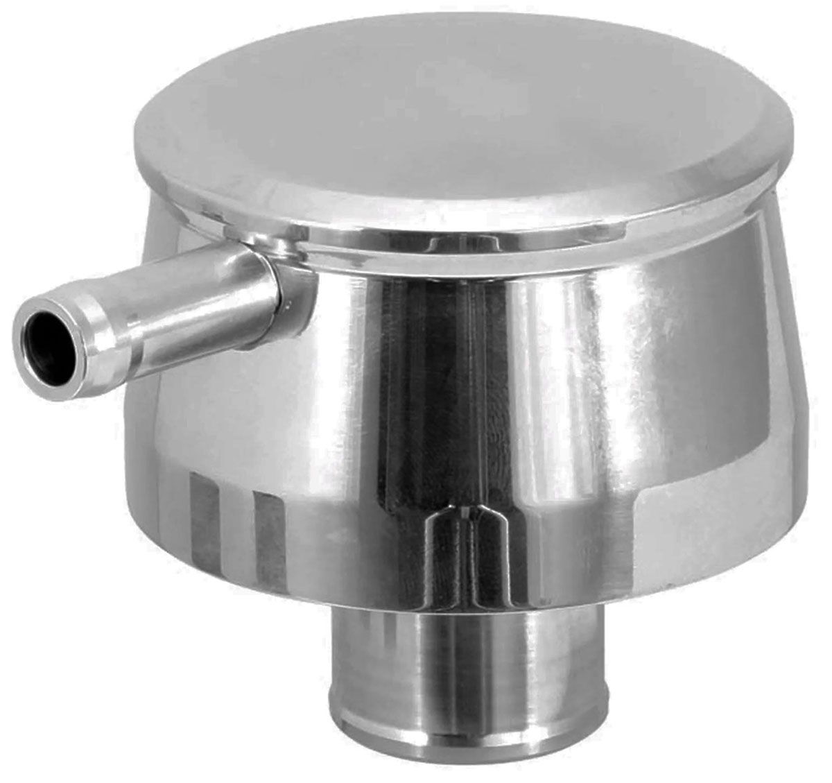 Racing Power Company Aluminium PCV Push-In Breather with 1" Neck, Polished Finish, Plain Style RPCR60