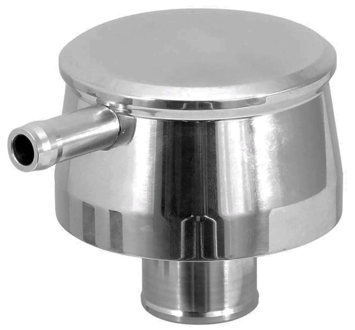 Racing Power Company Aluminium PCV Push-In Breather with 1" Neck, Chrome Finish, Plain Style RPCR6000