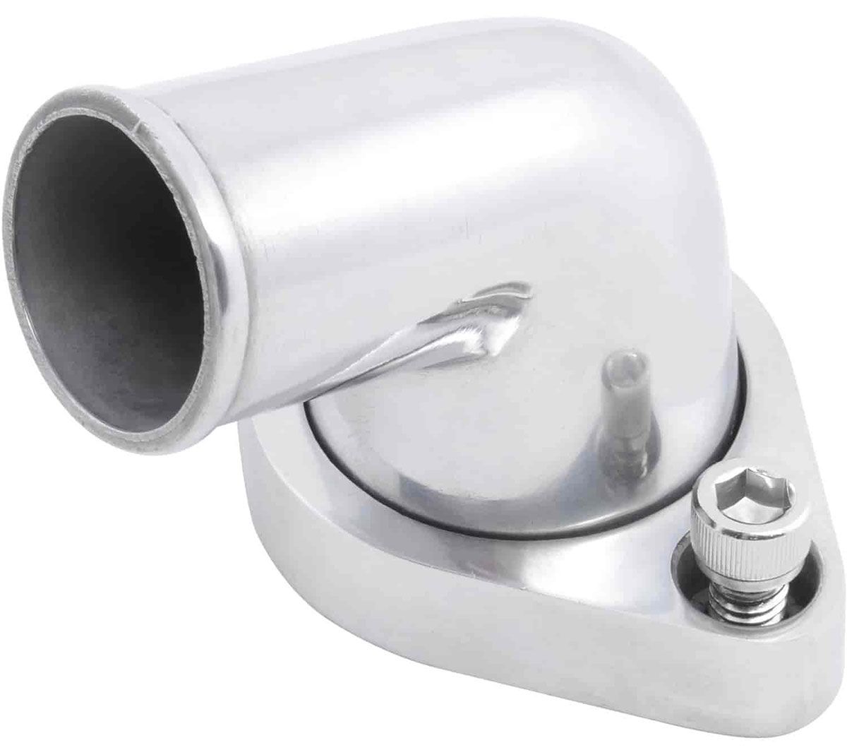 Racing Power Company Polished Aluminium Swivel Thermostat Housing, O-ring Style RPCR6015