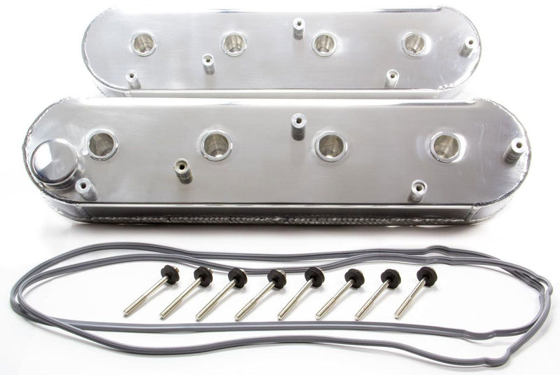 Racing Power Company LS1 Polished Fabricated Valve Cover with Coil Mount Brackets RPCR6142POL