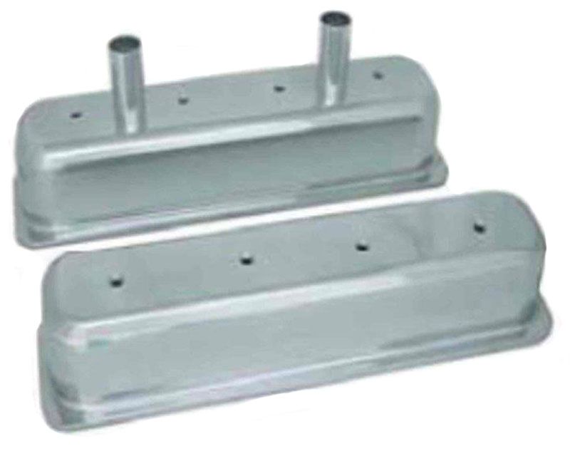 Racing Power Company Aluminium Circle Track Baffled Valve Covers - Raw RPCR6150RAW