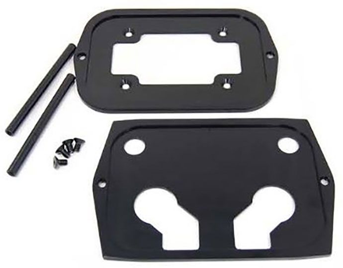 Racing Power Company Smooth Aluminium Battery Tray - Black RPCR6326BK