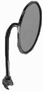 Racing Power Company Chrome Steel Peep Mirror with Straight Arm 4-1/2" Dia RPCR6611