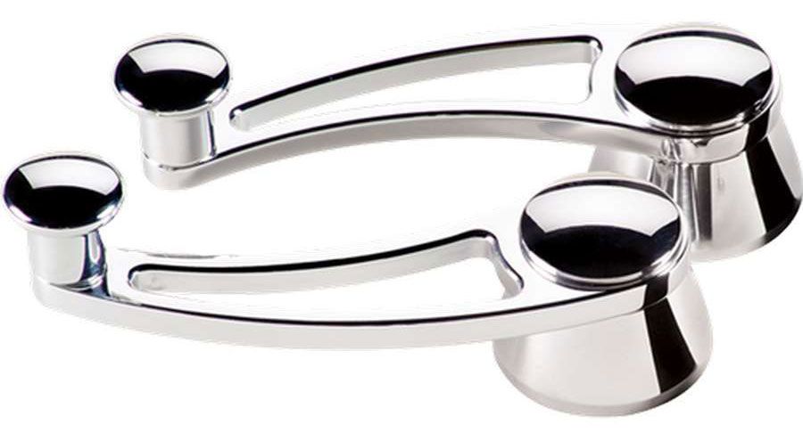 Racing Power Company Chrome Aluminium Window Handles 3" RPCR8409