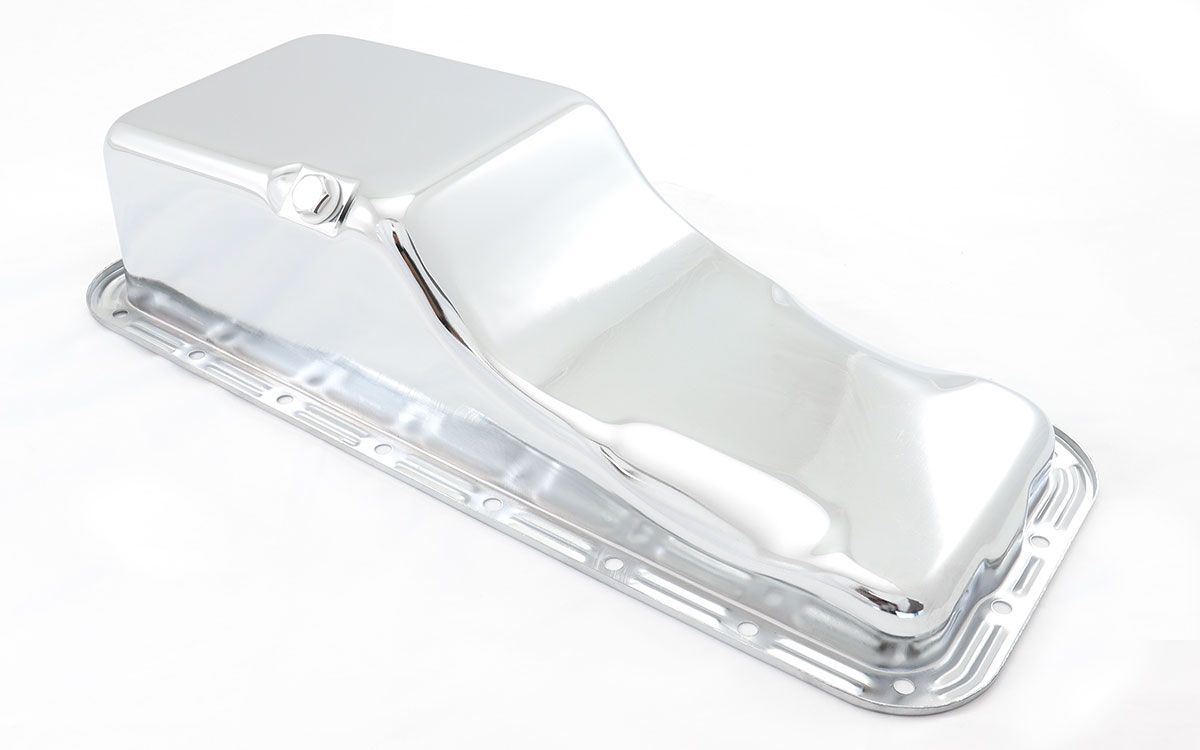 Racing Power Company Chrome Steel Stock Oil Pan RPCR9330