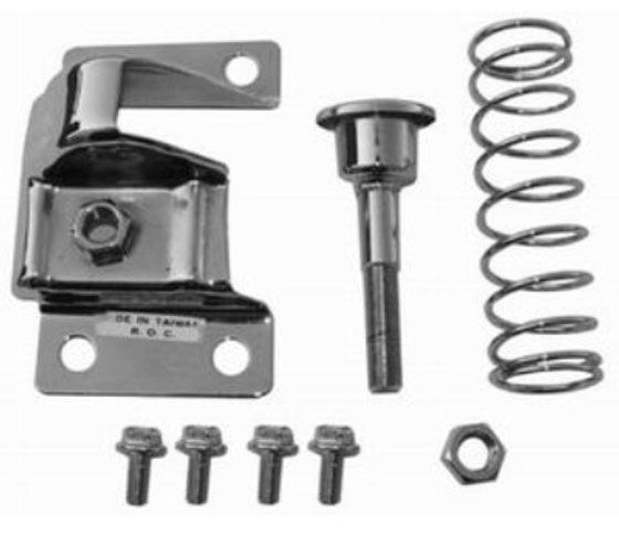 Racing Power Company Chrome Steel Hood Latch Kit RPCR9473