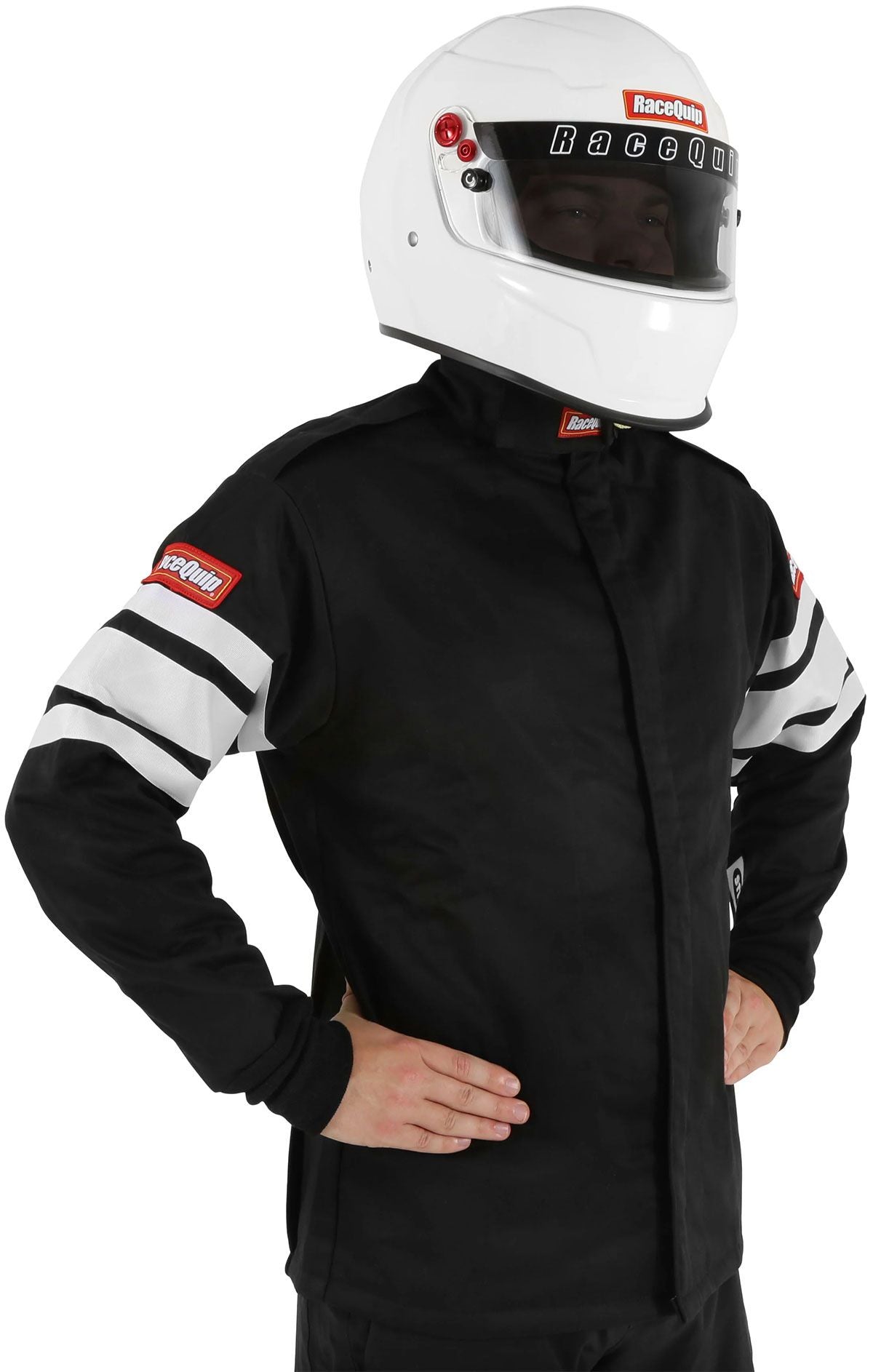 Racequip Multi Layer SFI-5 Jacket, Black (RQ121002RQP)