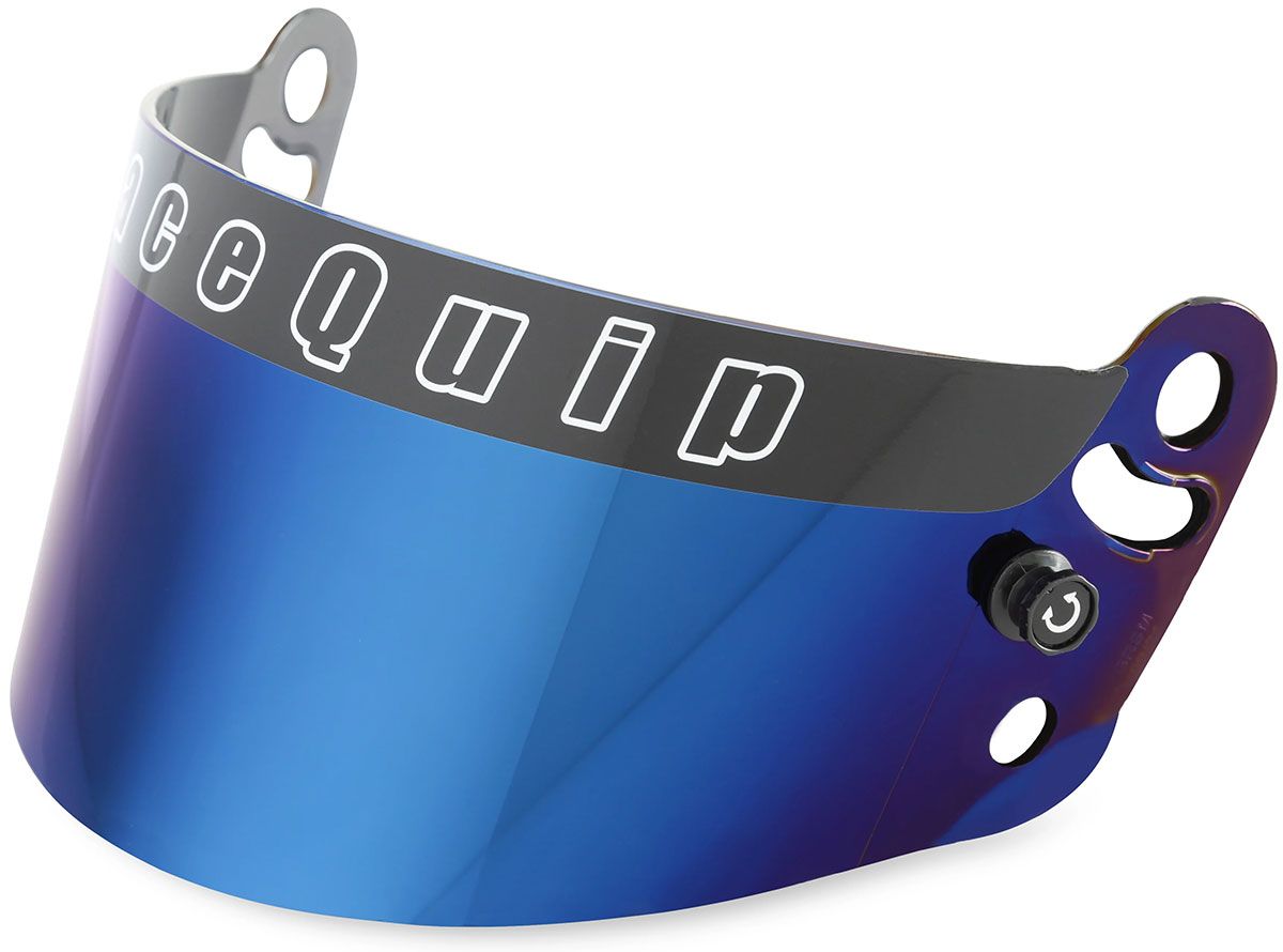 Racequip Helmet Shield, Blue Iridium (RQ204007RQP)