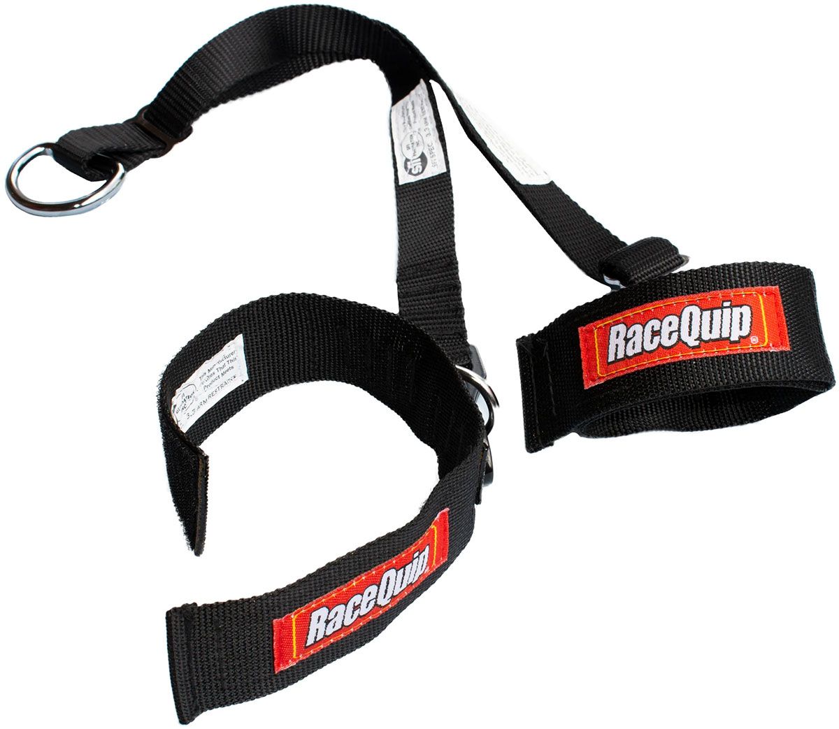 Racequip SFI 3.3 Adjustable Arm Restraints, Black (RQ394004RQP)