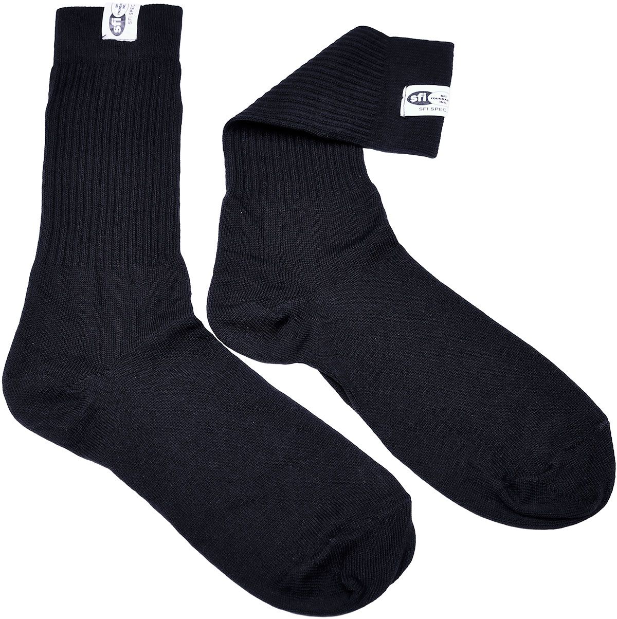 Racequip SFI 3.3 Fire Retardant Socks, Black, XX-Small (RQ411990RQP)