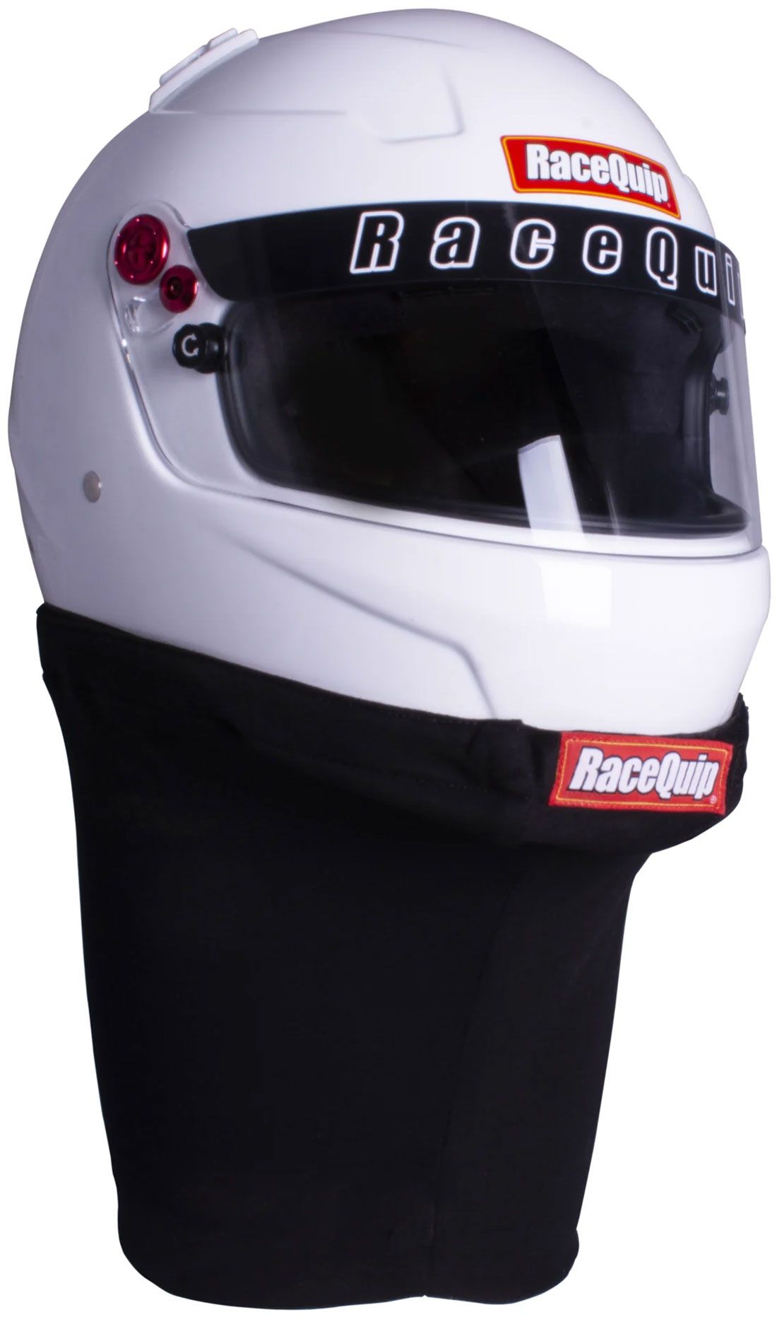 Racequip SFI 3.3/5 3-Layer Helmet Skirt, Black (RQ432992RQP)