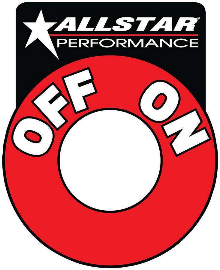 Speedway Products On/Off Replacement Decal for Battery Disconnect Switches RS-ALL99045