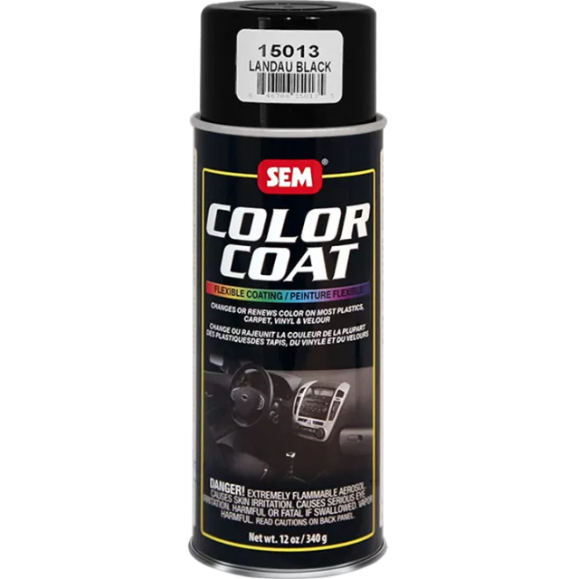 SEM 15013 COLOR COAT LANDAU BLACK AEROSOL 340G